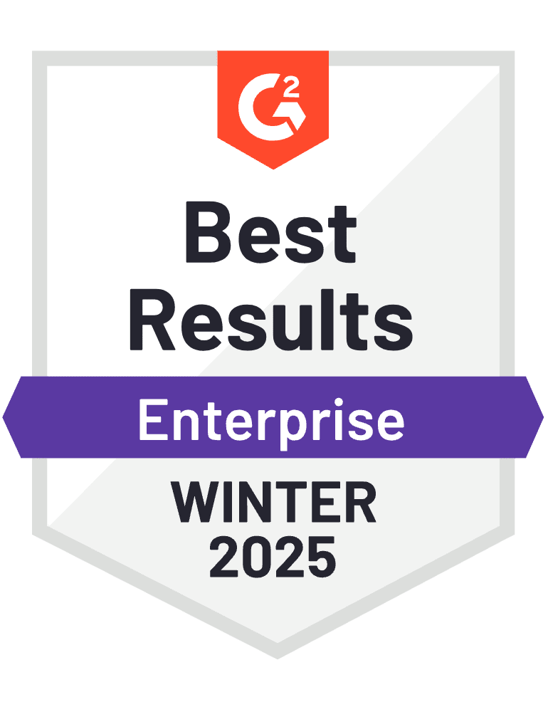 g2 winter 25 network performance monitoring best results badge